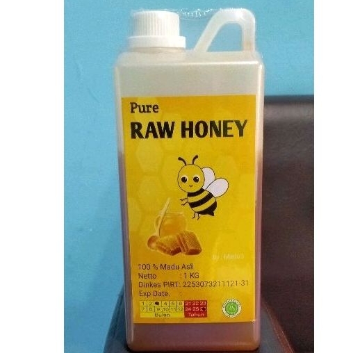 MADU 3,100% RAW HONEY/ MADU MENTAH 1KG