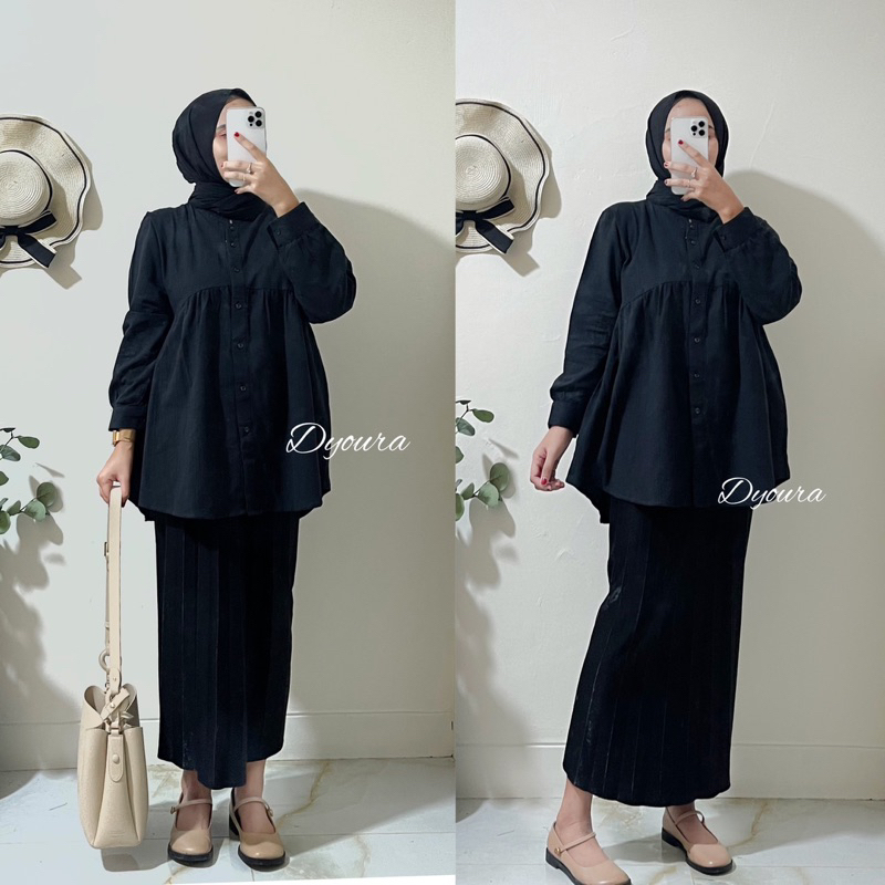 Atasan Wanita zaraa/Kemeja perempuan/blouse kekinian/kemeja lengan panjang/blouse cantik