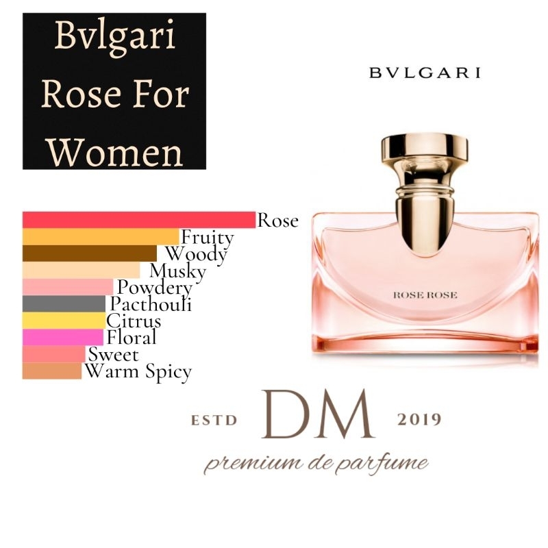 DM PARFUM | BULGARI ROSE | EAU DE PARFUM 30ML FOR WOMEN