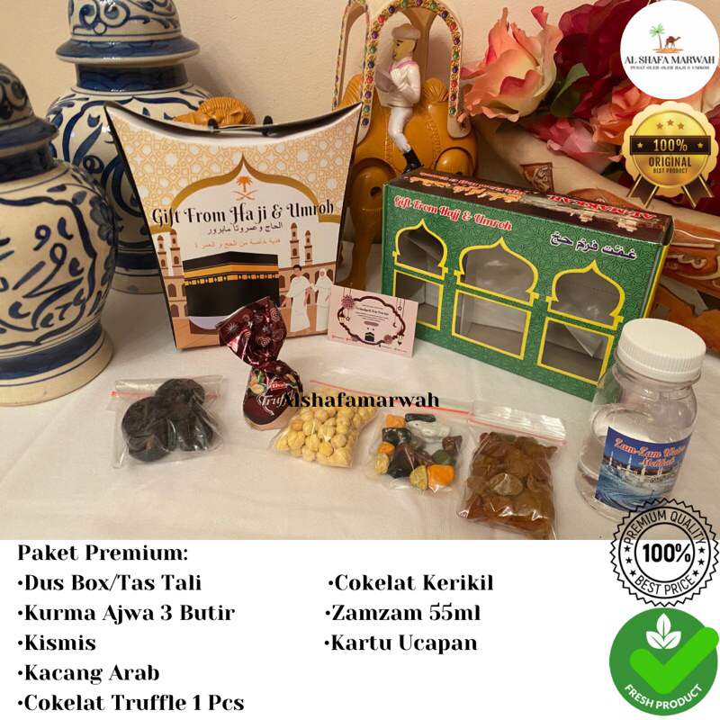 

Paket Oleh-Oleh Haji & Umroh Premium Kurma Ajwa / Kurma Nabi