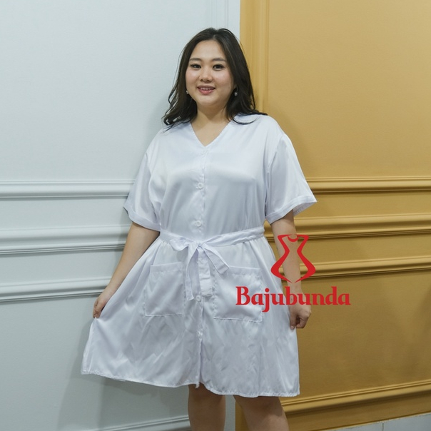 LD 130 Dress Jumbo Wanita Baju Pesta Big Size Kondangan Oversize Bajubunda ANABEL