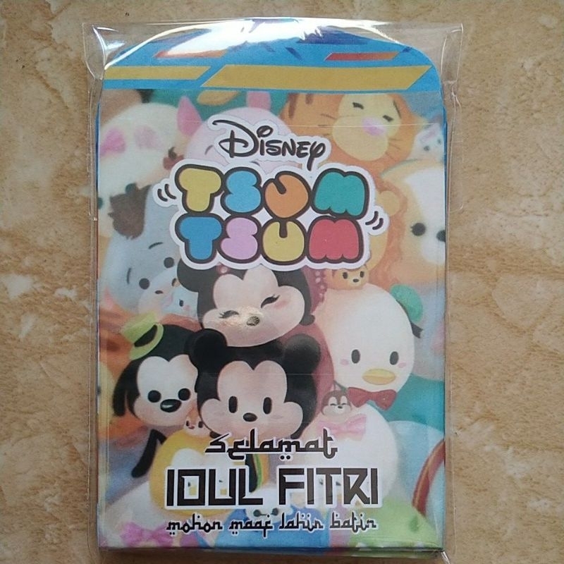 

angpau lebaran motif tsum tsum