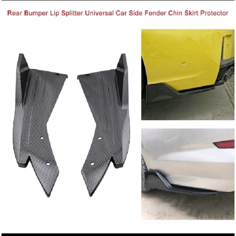 winglet bemper belakang universal mobil