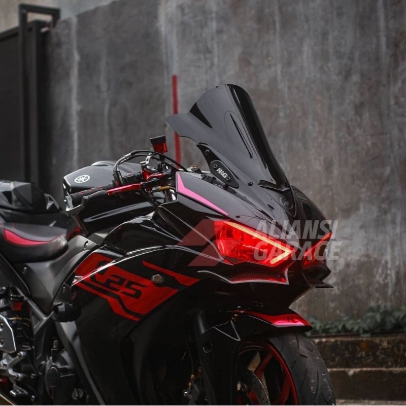 Windshield R25 old zero & MRA visor r25 old not zero winshield r25 old tebal