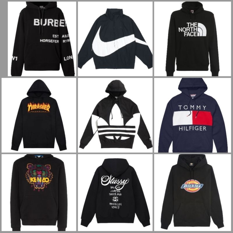 HOODIE  / ZIPER BRANDED CREWNECK BRANDED HOODIE BRAND STREETWEAR