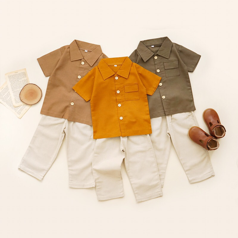 RACHIDKIDS / SETELAN ANAK LUCU / SIBLING SERIES / GYAAN DAN LINEA SET