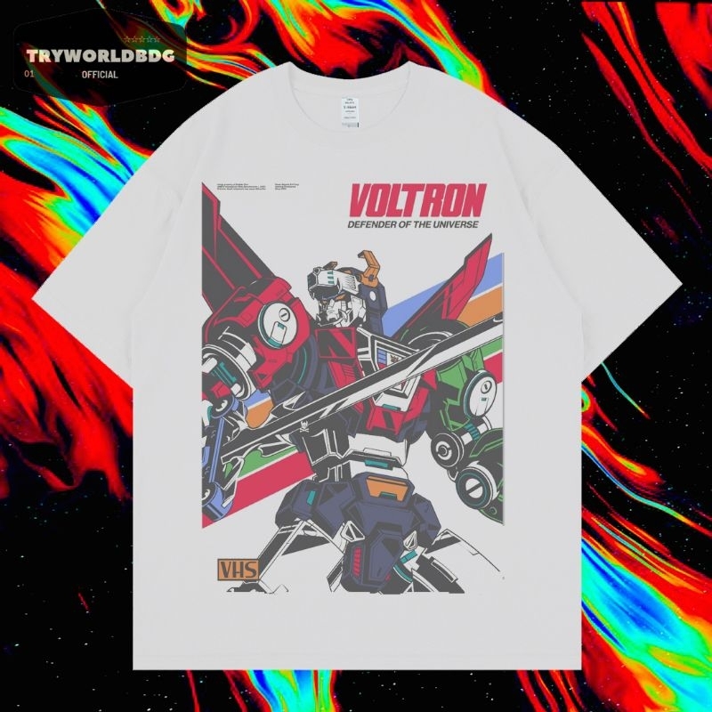 KAOS OVERSIZE / KAOS KARTUN / OVERSIZE T SHIRT / KAOS VOLTRON VINTAGE TEE