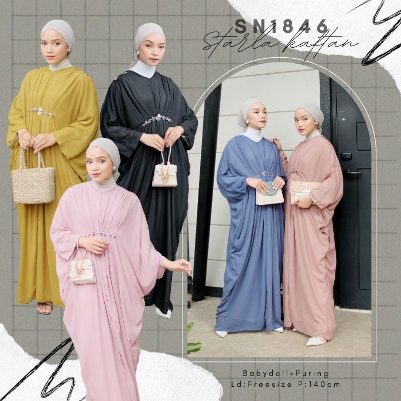 Starla Kaftan Kaftan Lebaran Mewah Kaftan Lebaran