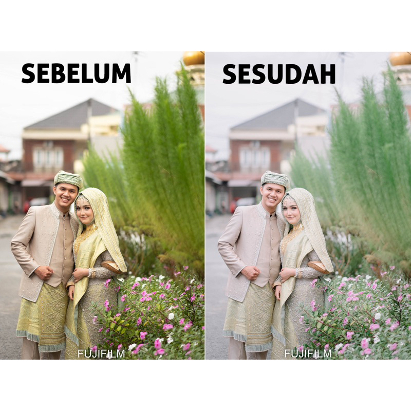 Preset Lightroom imagenic  buat kamera fujifilm