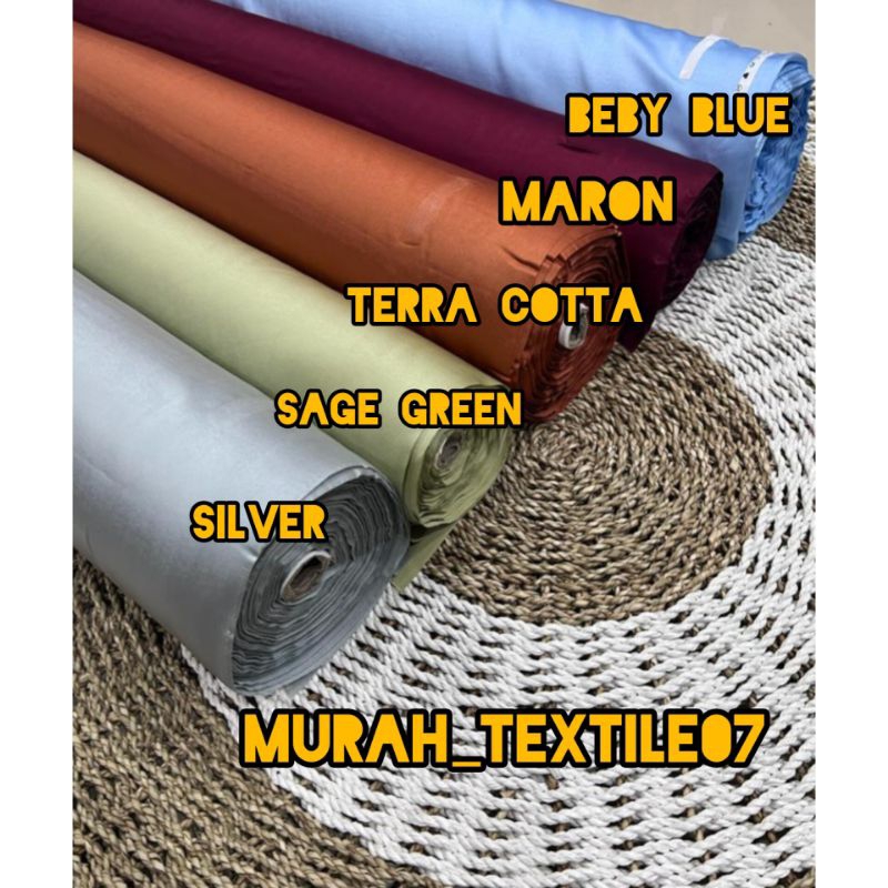 Kain Satin Maxmara Silk/ Maxmara premium/ harga 0,5m