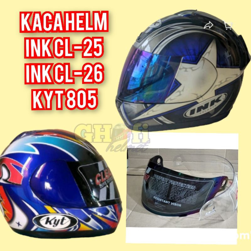 kaca helm INK cl25,cl26,KYT 805