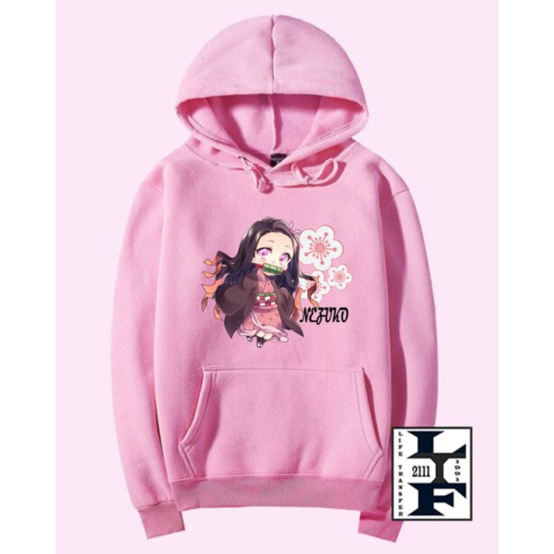 jaket sweater hoodie Nezuko / jaket sweater hoodie anak anime kartun