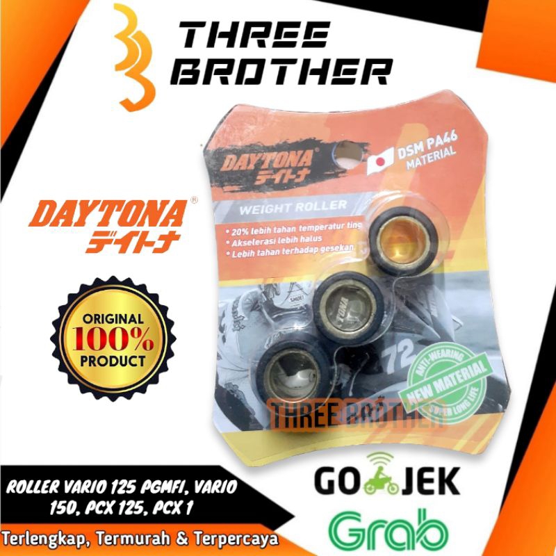 Roller roler Vario 125 150 pcx 150 160 spin skywave genio beat led 13 gram daytona original