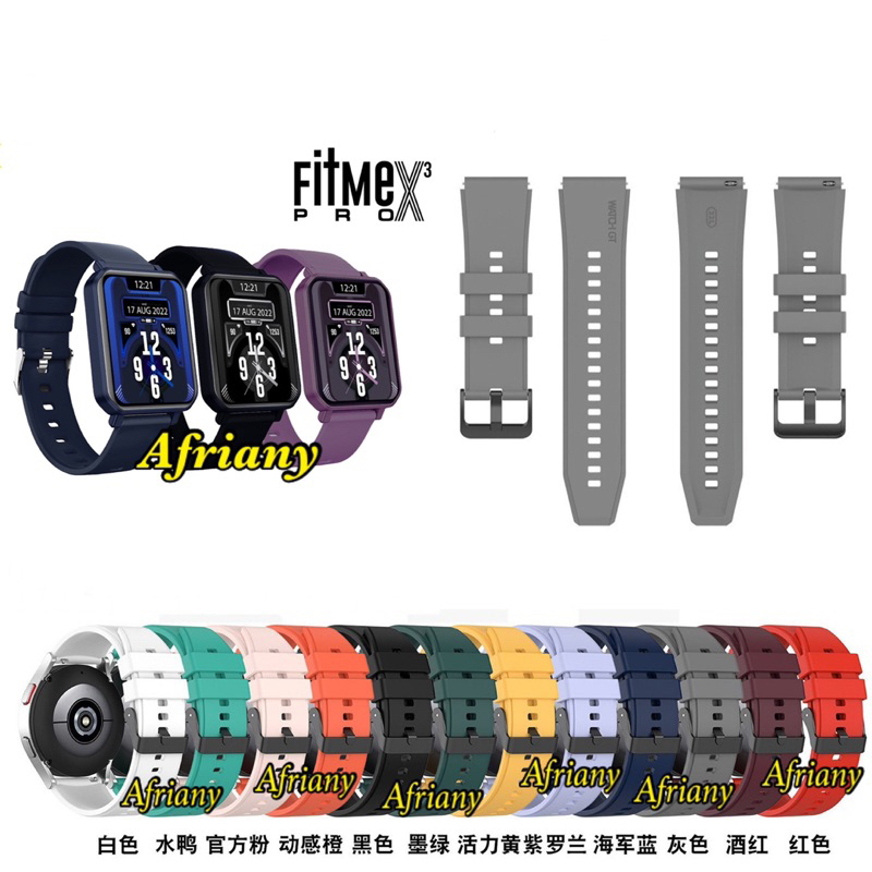 Strap Vyatta Fitme Pro X3 Rubber Tali Jam Tangan