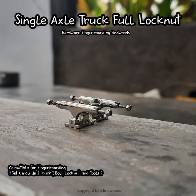 Truck Fingerboard single axle Full Locknut Pro Findwoods
