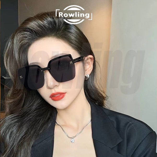 Rowling(ka-336)Kacamata Hitam Sunglasses Terbaru Bingkai Kotak Oversized H Import Kacamata Fashion