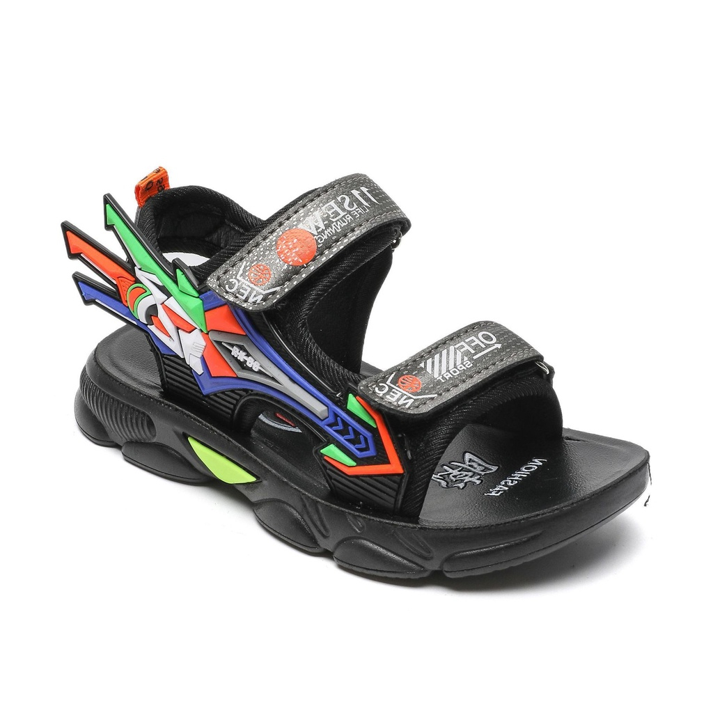 littlekiddoss Sepatu Sendal Anak Laki-Laki Sendal Gunung Robot Off 25-30 Sandal Strap Anak Cowok Import 2023SH20153