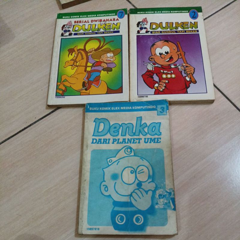 sepaket buku komik anak dulken dan denka original