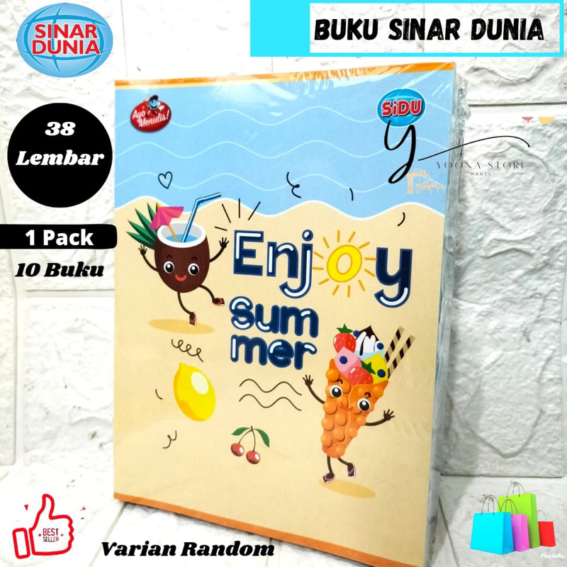 

BUKU TULIS SIDU 38 Lembar (1 Pak Isi 10 Buku)-Pack