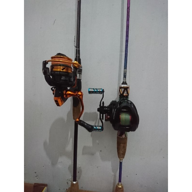 set casting iroly orochi + reel katana martis