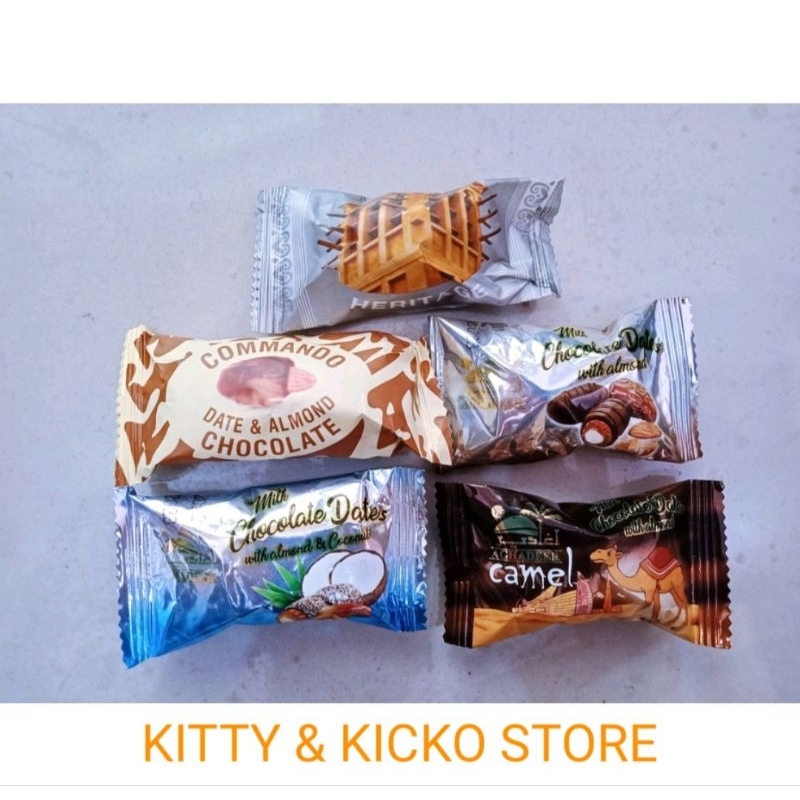 

Cokelat Kurma isi Almond Beraneka Rasa