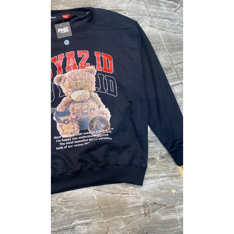 [OVERSIZE] CREWNECK BYAZ Bear Chain Original