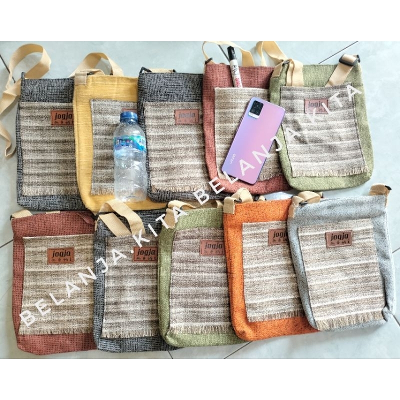 TAS SELEMPANG WANITA GONI SINTETIS JOGJA