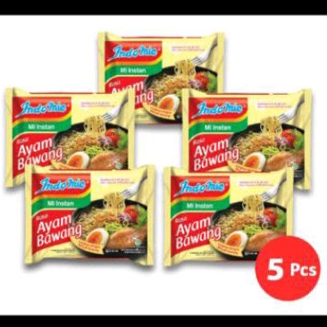 

Indomie rasa ayam bawang/kaldu ayam 85gr PAKET isi 5 biji