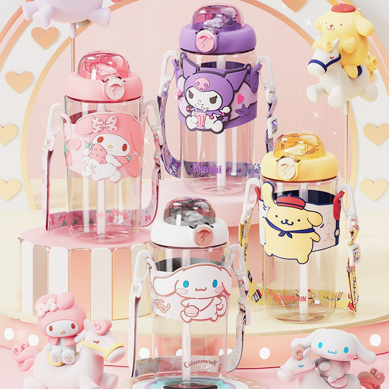 Botol Minum Anak Melody Cinnamoroll Kuromi Kitty BPA Free