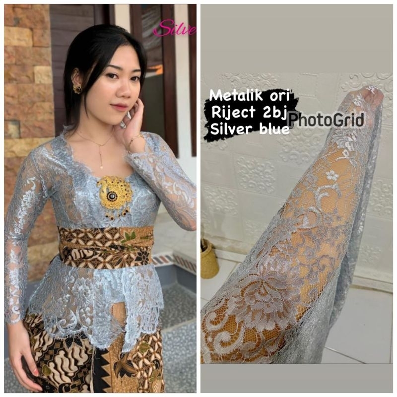 NEW KAIN KEBAYA RIJEK METALIK ORI