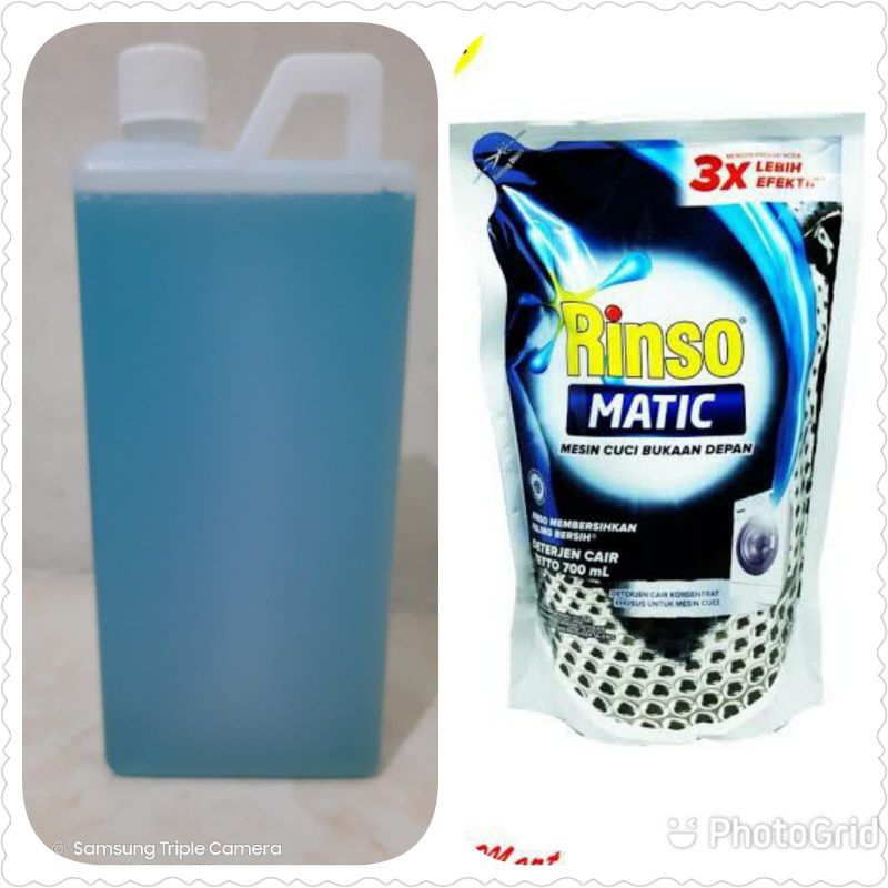 [BISA COD] Rinso Cair Losspack isi 1L dan 600ml. Jerigen & botol