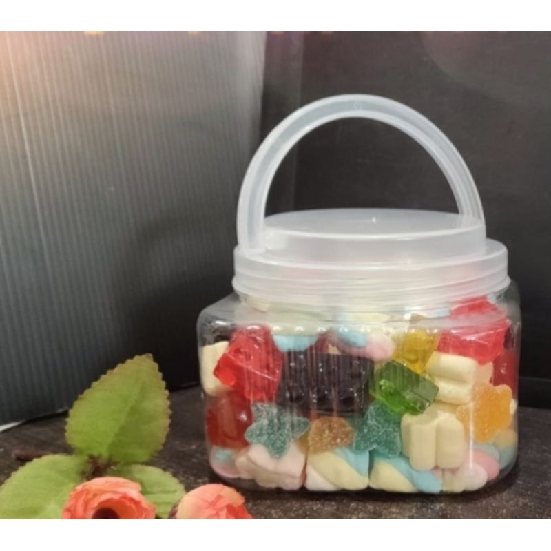 Toples 500 ml kotak/toples Poppy 500ml