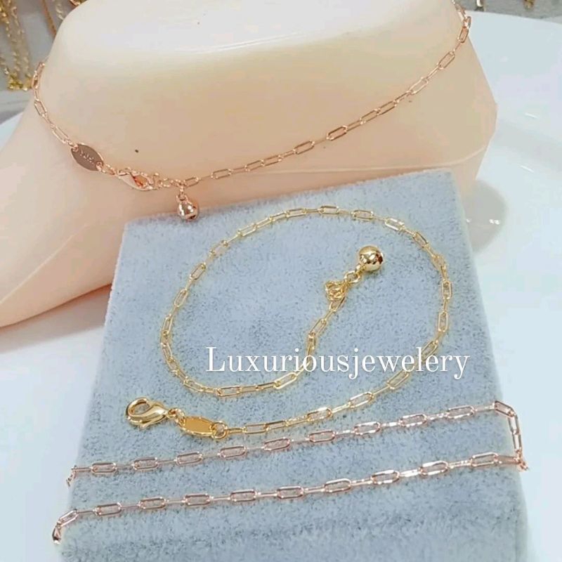 Gelang kaki paperclip premium Quality
