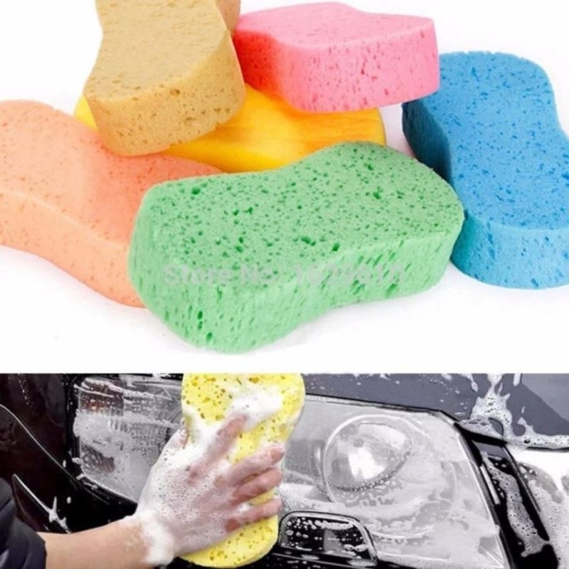 US332 Spons Cuci Mobil Busa Cuci Motor Busa Spon Car Wash Sponge By Toko Haji Usman