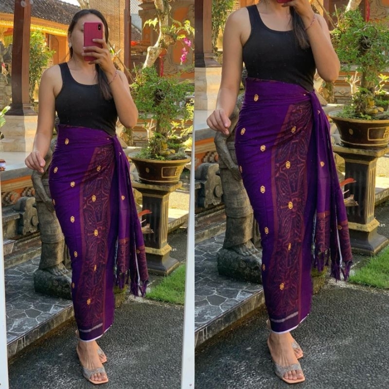 KAMEN ENDEK SEMI DOBOL TRETES SET SELENDANG I ENDEK BALI I KAMEN BAWAHAN