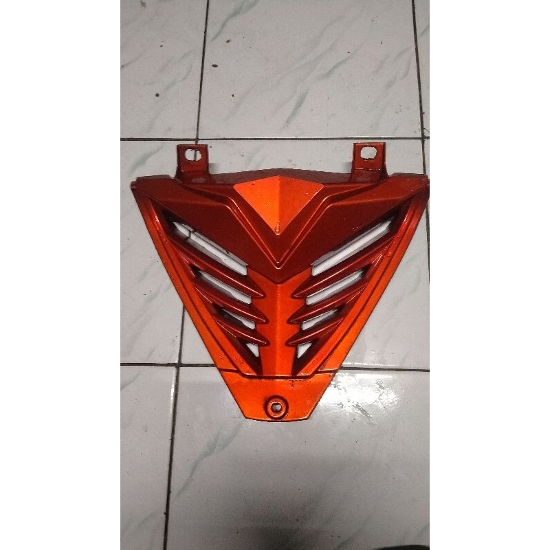 V Grill / cover engine Ninja 250 fi old orange
