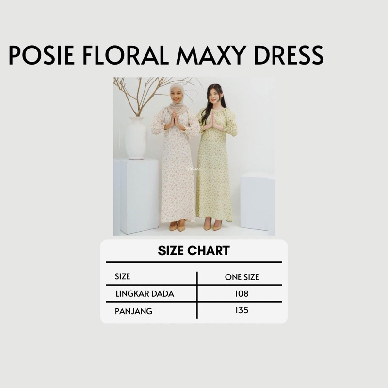 Posie Floral Pattern Maxy Dress Valiable