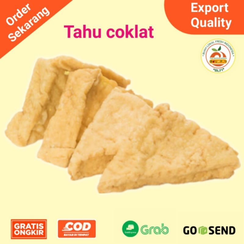 

TAHU GORENG TAHU SEGITIGA ISI 10 TAHU COKLAT PERBUNGKUS