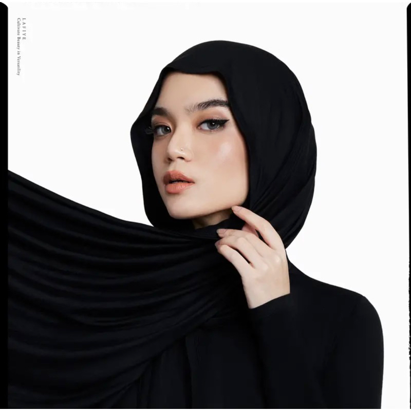 LAFIYE SKIV ROU SCARF BLACK TAUPE