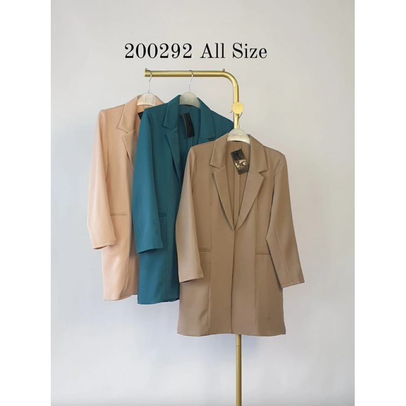 KOREAN STYLE Long coat sofia blazer / blanik long outer blazer