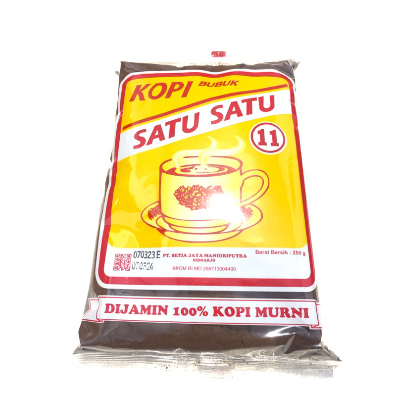 

Kopi Bubuk Satu Satu | 250 gram Termurah