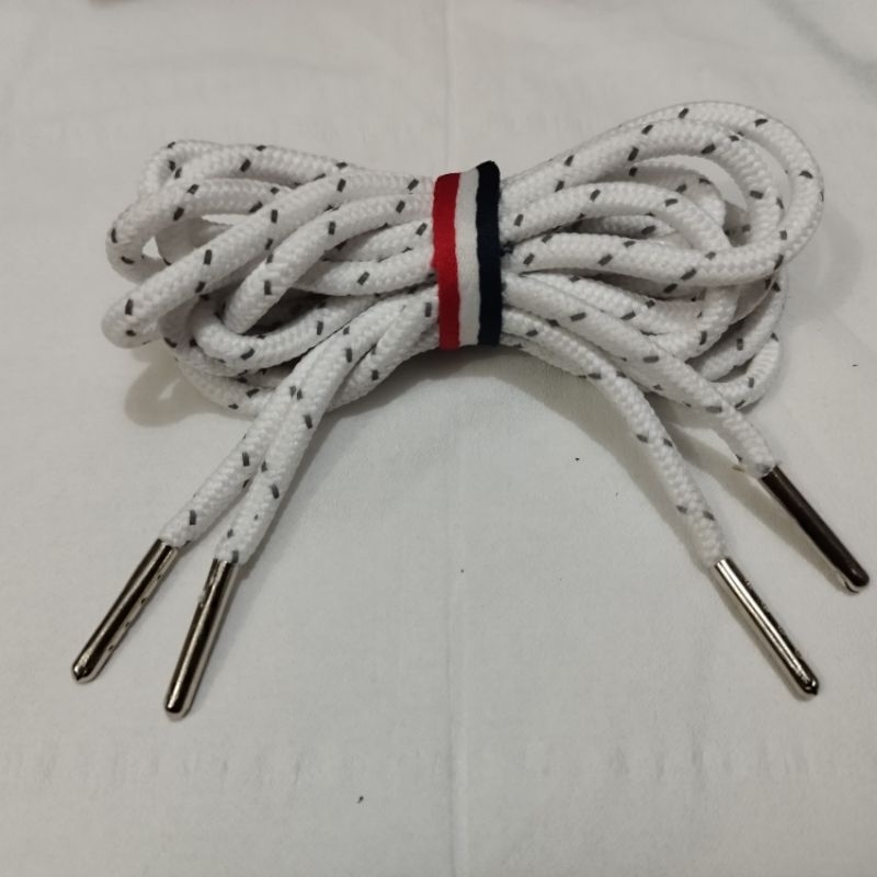 tali sepatu reflektive bulat / tali sepatu bulat reflektif / tali sepatu reflektif ujung aglet