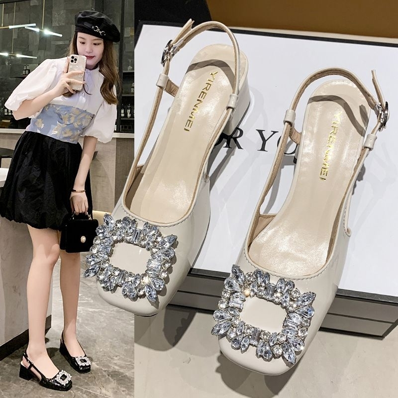 NF9028 - Flat Shoes Hak Tahu Fashion Wanita Import