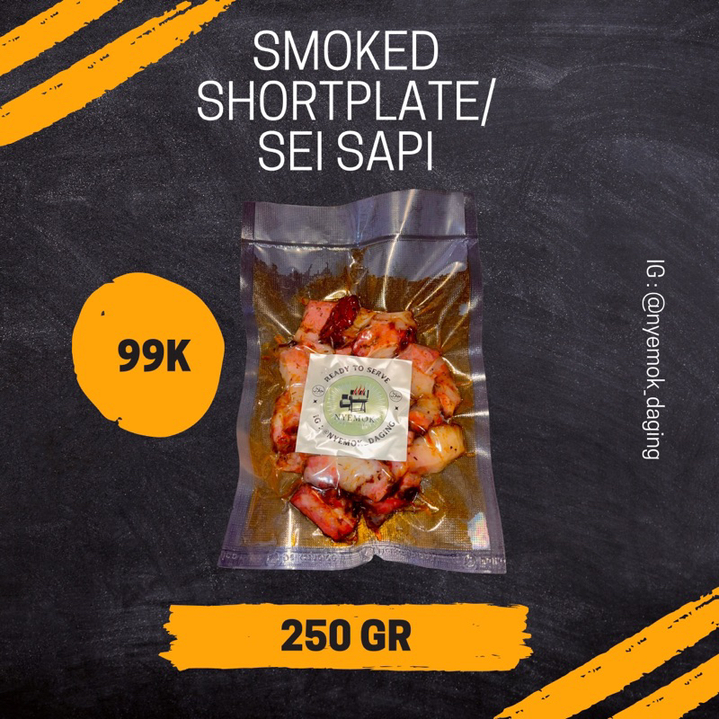 

NYEMOK SEI SAPI / DAGING ASAP 250 gram