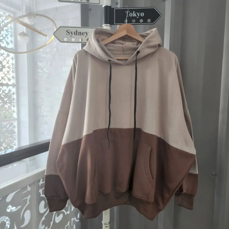 Batwing jumbo 2tone hodie