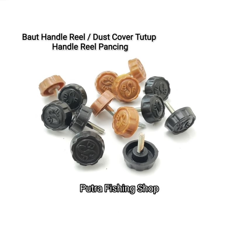 Dust Cover Baut Handle - Tutup Handle Reel Pancing Bahan Plastik - Penutup Handle Reel Pancing Spinn
