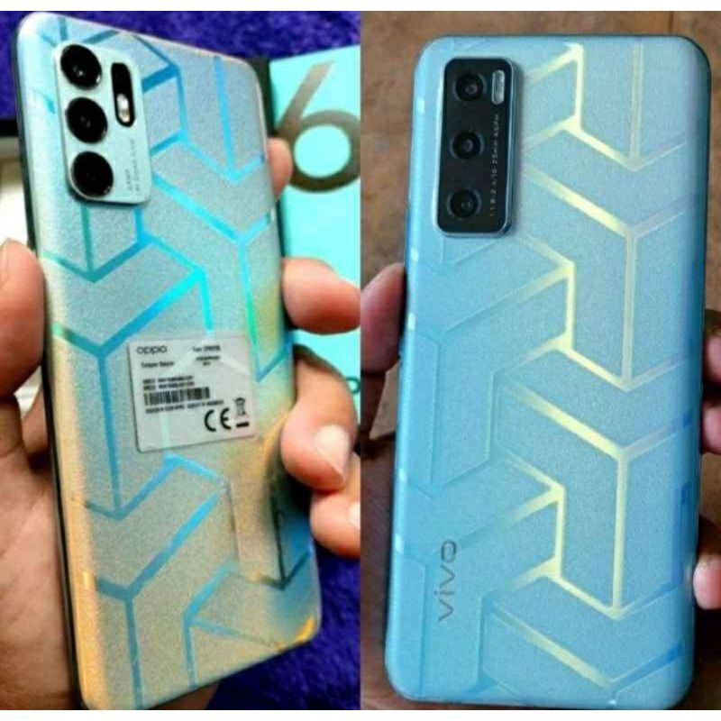 ANTI JAMUR OPPO A5S OPPO A12 OPPO A7 OPPO F9 ANTI GORES BELAKANG GASKIN CARBON ANTI JAMUR TRANSFORMER GLITTER