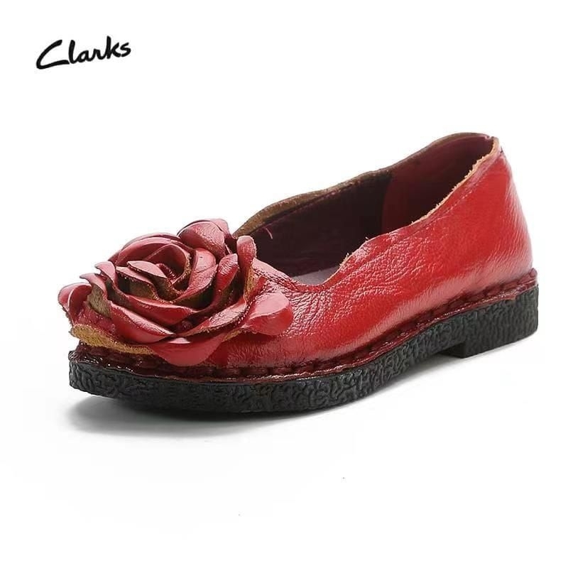 Sepatu Wanita Clarks Rose 1189 / Clarks Flat Rose