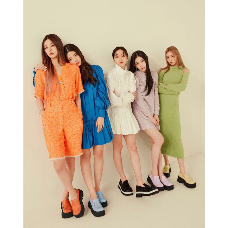 [hanna.black] READY STOCK ITZY X CHARLES AND KEITH SHOES / sepatu loafers premium / sepatu panny loa