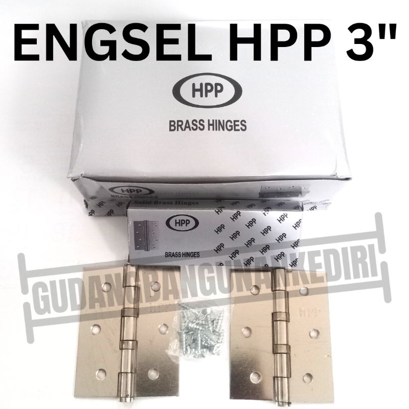 engsel jendela HPP pintu 3&quot; inch x 2,5&quot; inchi baja tahan karat